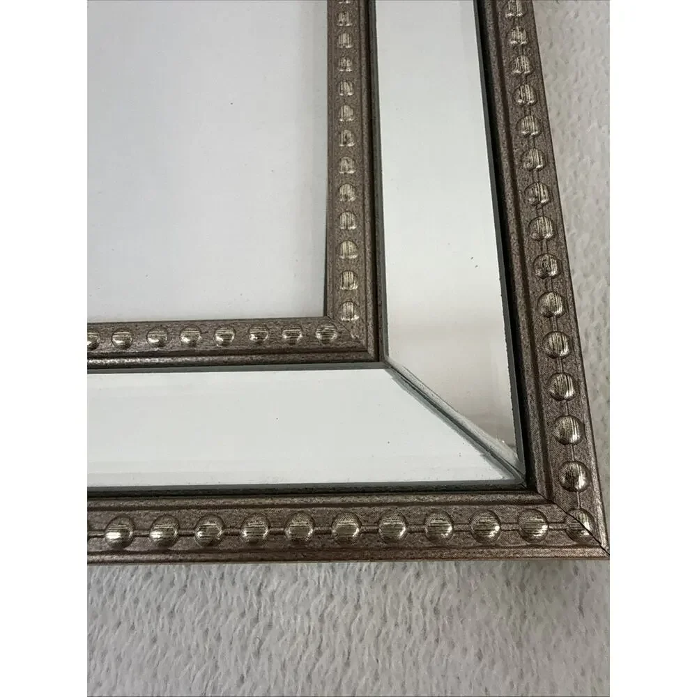 Vintage Mirror Trim Glass Picture Frame 5x7 EUC